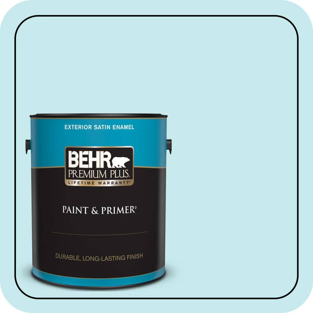 1 gal. #P470-1 Silent Breeze Satin Enamel Exterior Paint & Primer price history on PriceWatchPro
