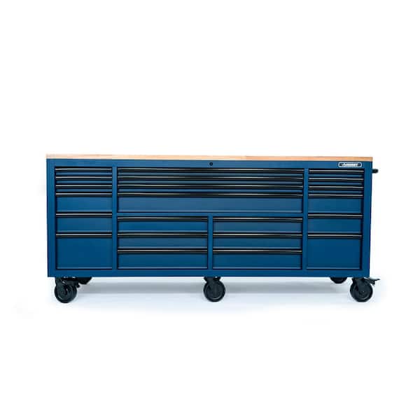 Husky Tool Storage Heavy Duty 84 in. W x 24 in. D Matte Blue