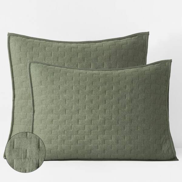 Olive green hotsell euro sham