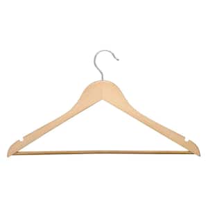 Only Hangers Walnut Wood Hangers 25-Pack WH500(25) - The Home Depot