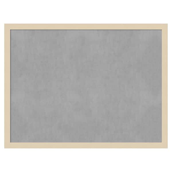 Amanti Art Svelte Natural 25 in. x 19 in Framed Magnetic Board