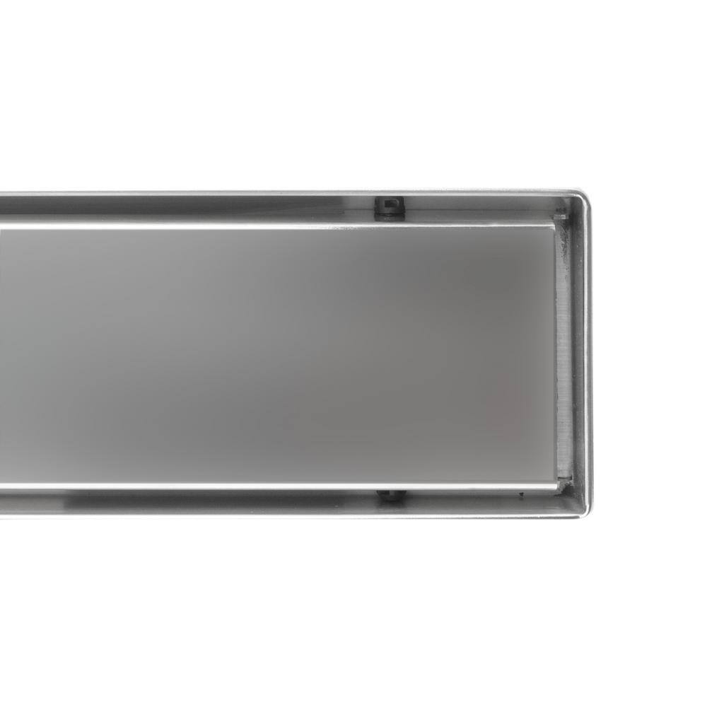 32" Polished Stainless Steel Linear Shower Drain