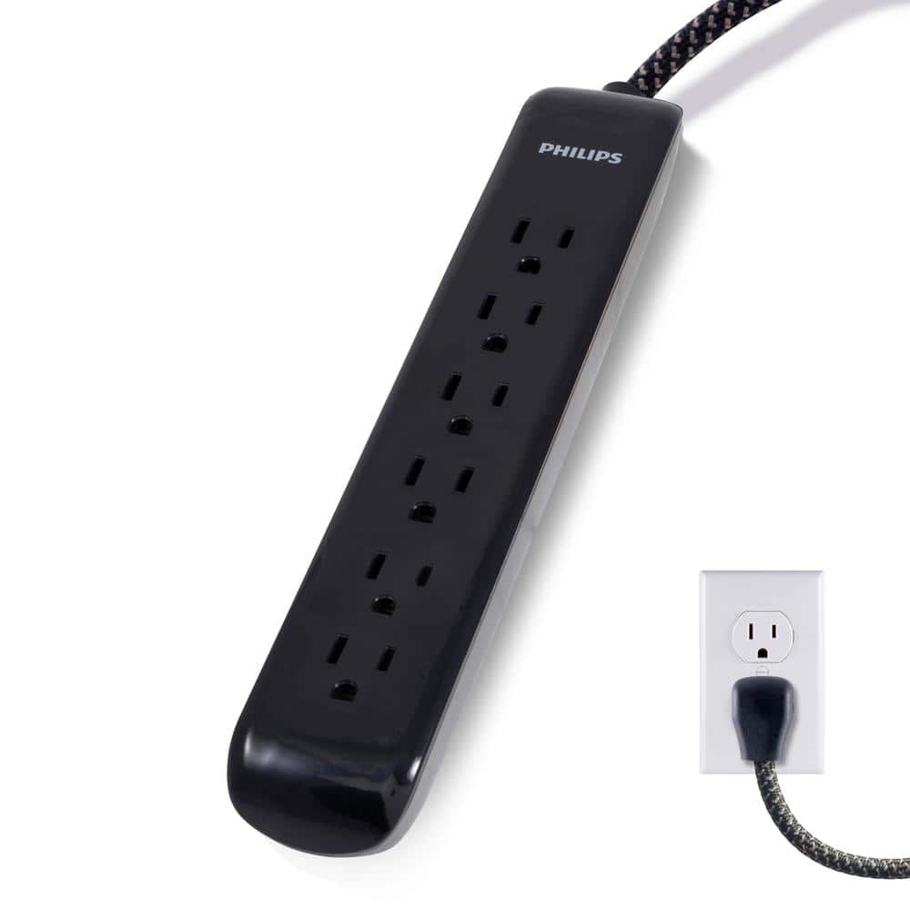 PRIVATE BRAND UNBRANDED 3 ft. 3-Outlet 2-USB Surge Protector (2