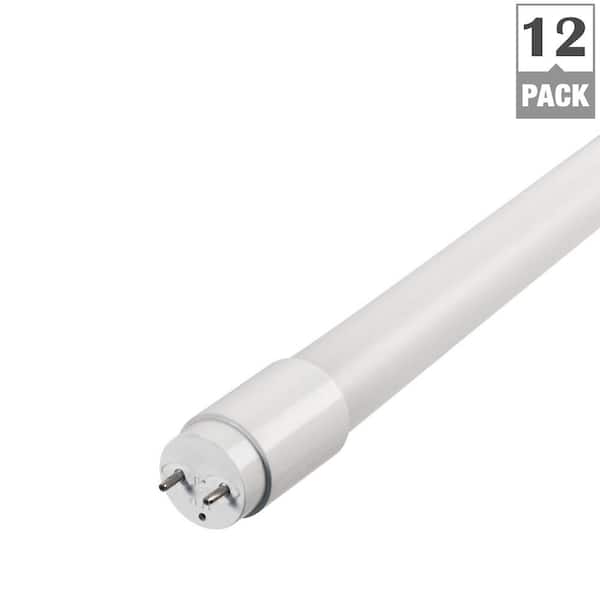 Feit Electric 4 ft. 15-Watt T8/T12 Daylight (5000K) G13 Linear Replacement LED Tube Light Bulb (12-Pack)