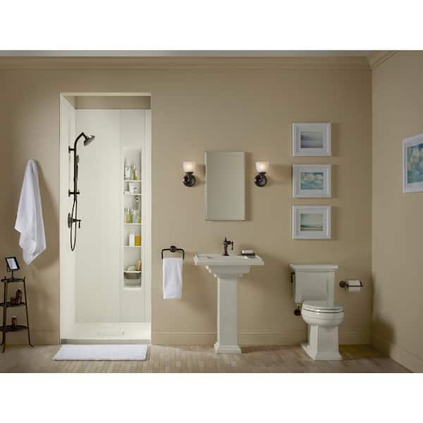 Tresham Fireclay Pedestal in Biscuit