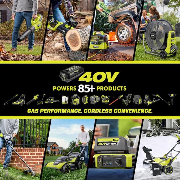 RYOBI - 40V HP Ice Auger with 8 in. Bit, 4.0 Ah Battery, and Charger
