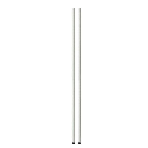 Honey-Can-Do 30 in. Urban White Shelving Poles (2-Pack)