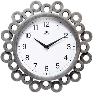 Ellipse Silver Wall Clock