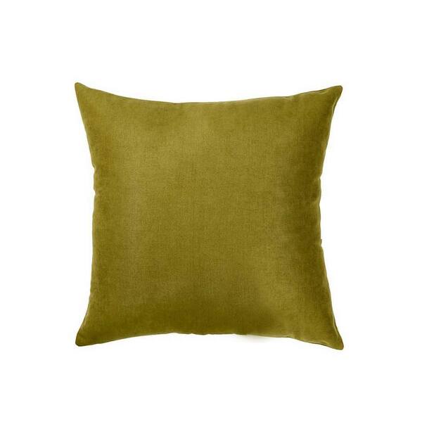 solid green throw pillows