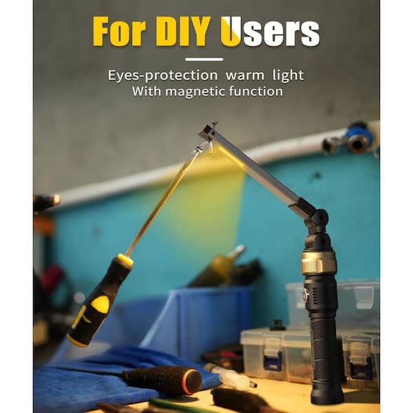 12 Volt 1200 Lumen LED Work Light Magnetic 360° Rotating Foldable
