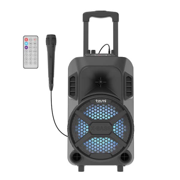 Photo 1 of MegaBass LED Jobsite Speaker, Rechargeable 20-Watt Bluetooth Speaker
