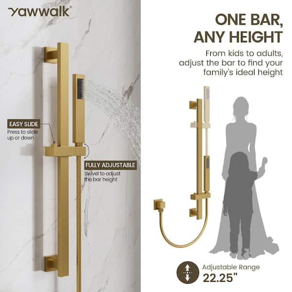 Have a question about YAWWALK 3-Spray 10 and 6 in. Wall Mount Dual