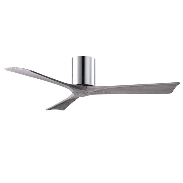 Atlas Irene 52 in. Indoor/Outdoor Polished Chrome Ceiling Fan with