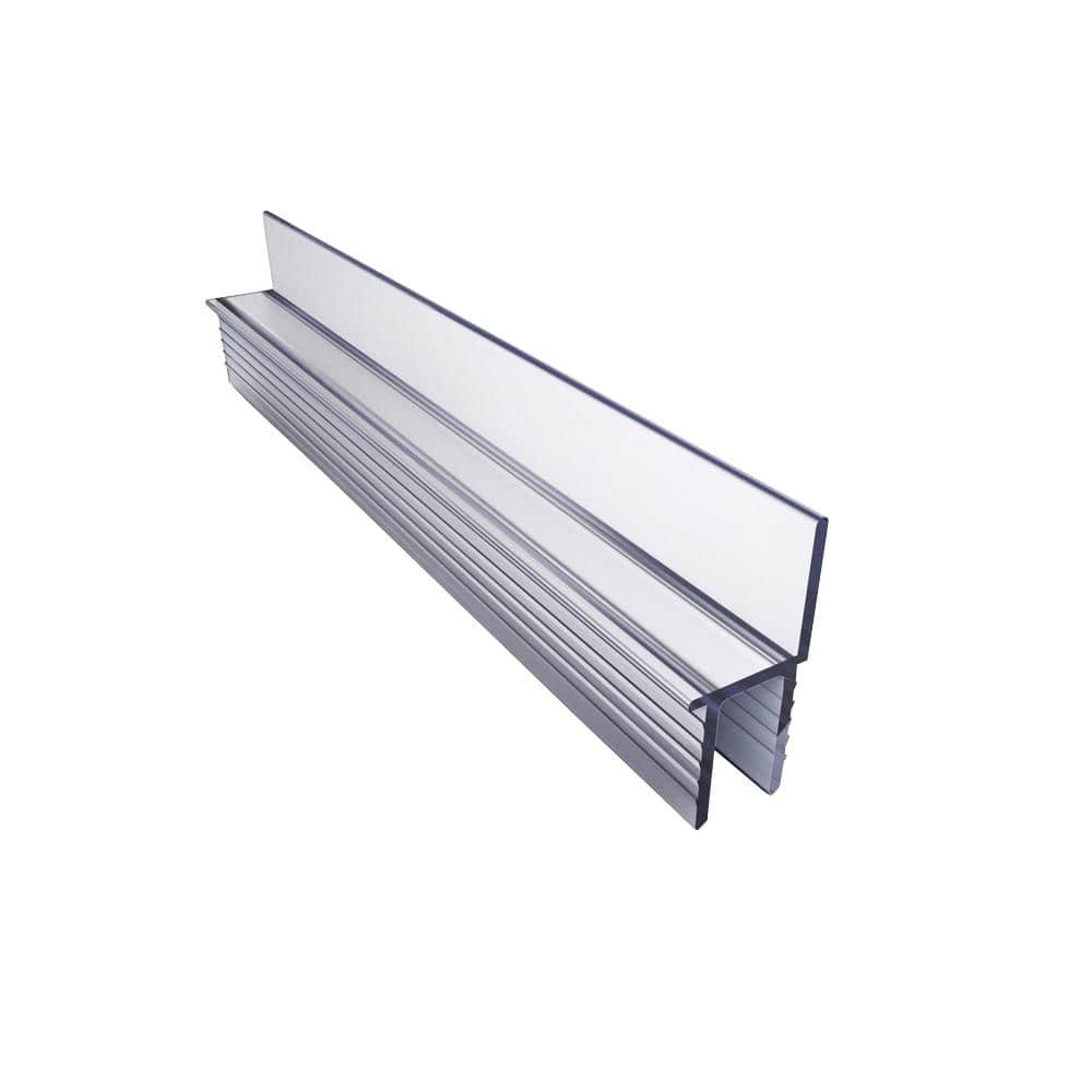 DreamLine 76 in. L Clear Inline Strike for an Extruded Profile for 3/8 in. Glass Shower Door