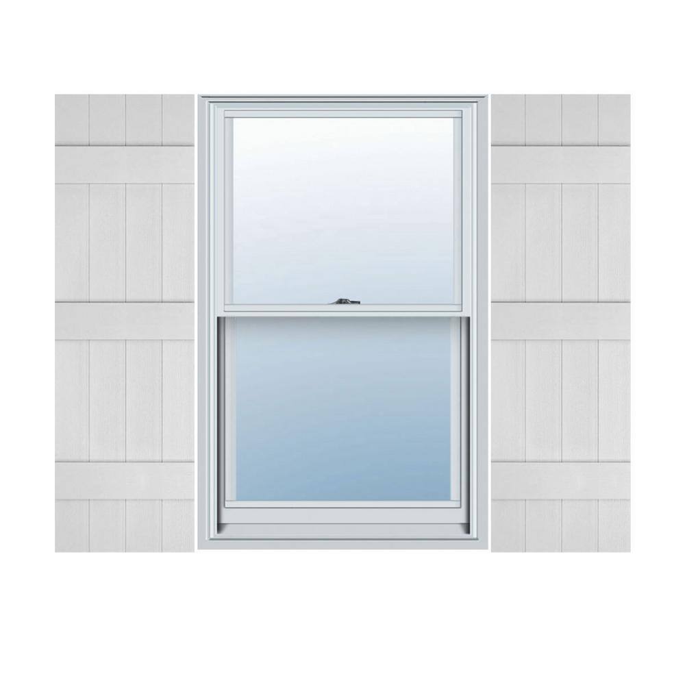 Builders Edge 14 in. W x 62 in. H TailorMade Vinyl 4Board Joined (3