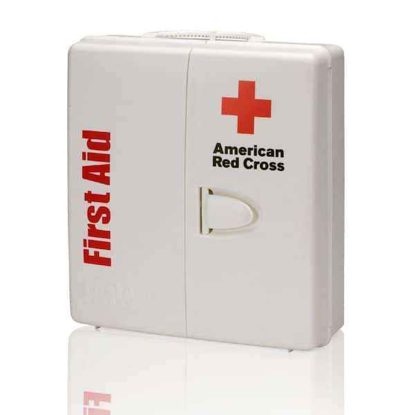 First Aid Only Smart Compliance Red Cross branded, Plastic Cabinet