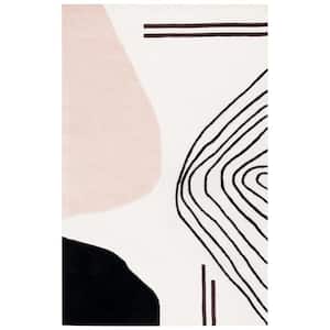 Rodeo Drive Ivory/Blush 8 ft. x 10 ft. Abstract Area Rug