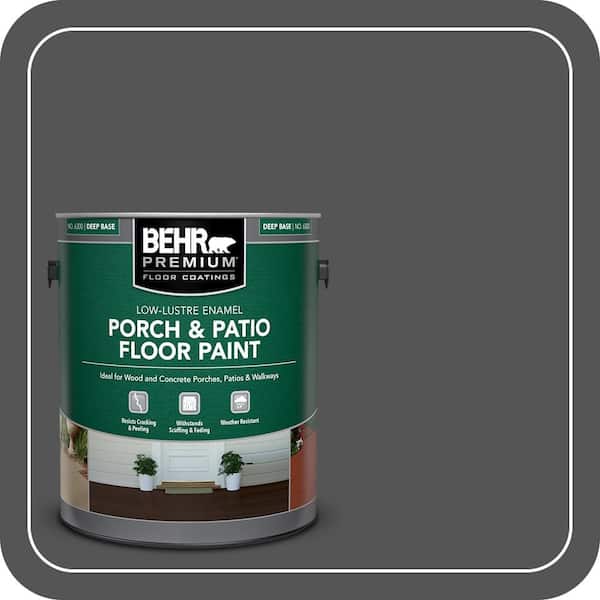 1 gal. #PPU25-01 Carbon Copy Low-Lustre Enamel Interior/Exterior Porch and Patio Floor Paint