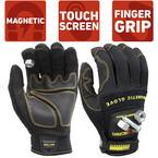 Pro FingerGrip X-Large Magnetic Glove with Touch-Screen Technology