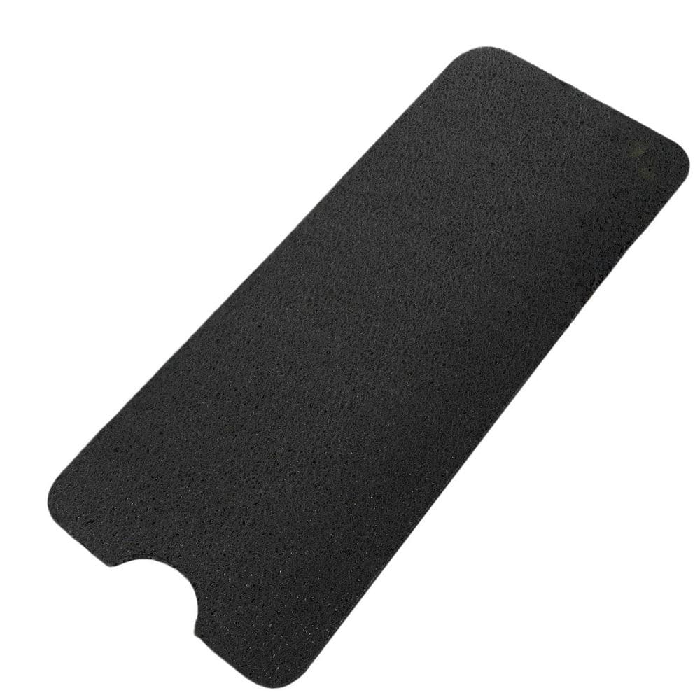 16 in. x 40 in. Non Slip Bathtub Mat in Black, Soft PVC Loofah Shower Floor Mat with Drain, Quick Dry Bathroom Tub Mat price history on PriceWatchPro