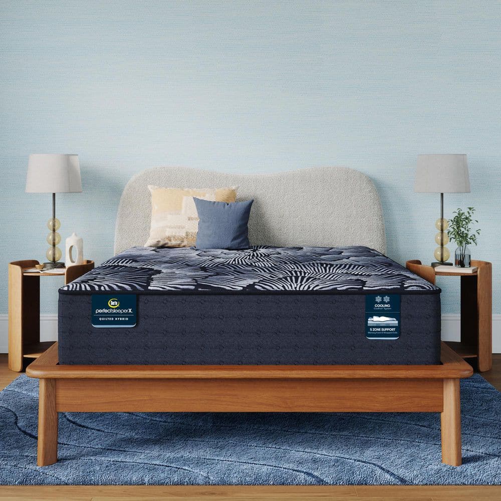 Queen Black Gel Memory Foam Hybrid Mattress with Adjustable Bed