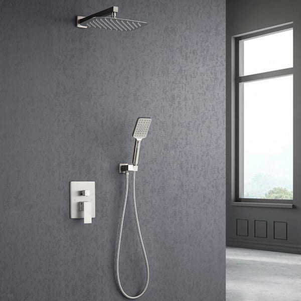 Staykiwi Single Handle 4 -Spray Patterns Shower Faucet 2.5 GPM with ...