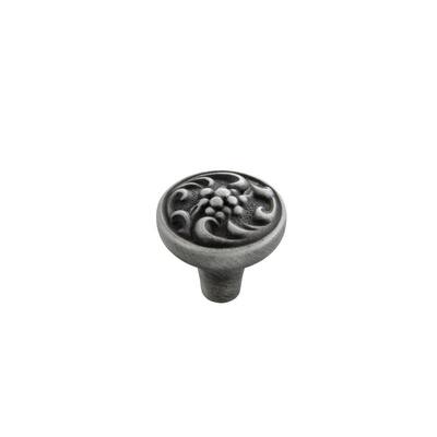 cabinet hickory hardware mayfair antique pewter satin knob spa