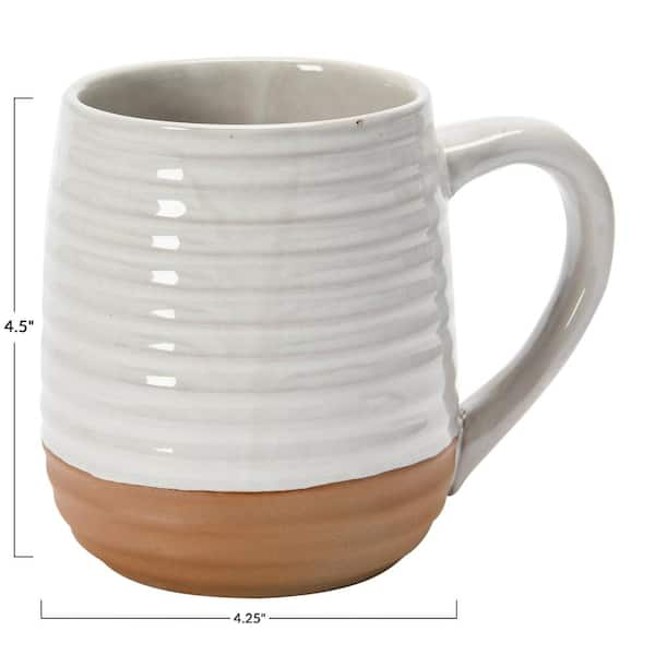 RIBBED COFFEE CUPS - S/4  Coffee cups, Terracotta bowl, Cup