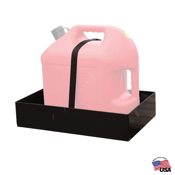 BUYERS PRODUCTS Landscape Trailer 5-Gallon Gas Can Rack Holder