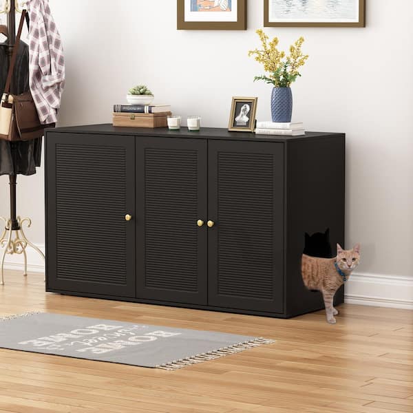 Cat litter storage bench best sale