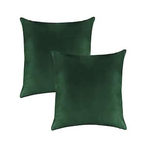 A1HC Waterproof Timber Green 12 in. x 20 in. Outdoor Throw Pillow Covers Set of 2