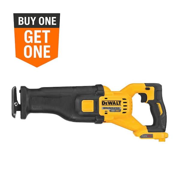 FLEXVOLT 60V MAX Cordless Brushless Reciprocating Saw (Tool Only)