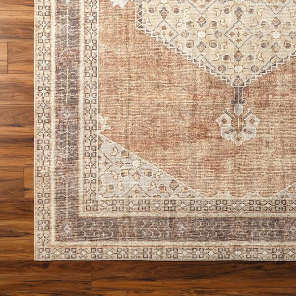 Becki Owens Lila Tan Oriental 4 ft. x 6 ft. Indoor Area Rug