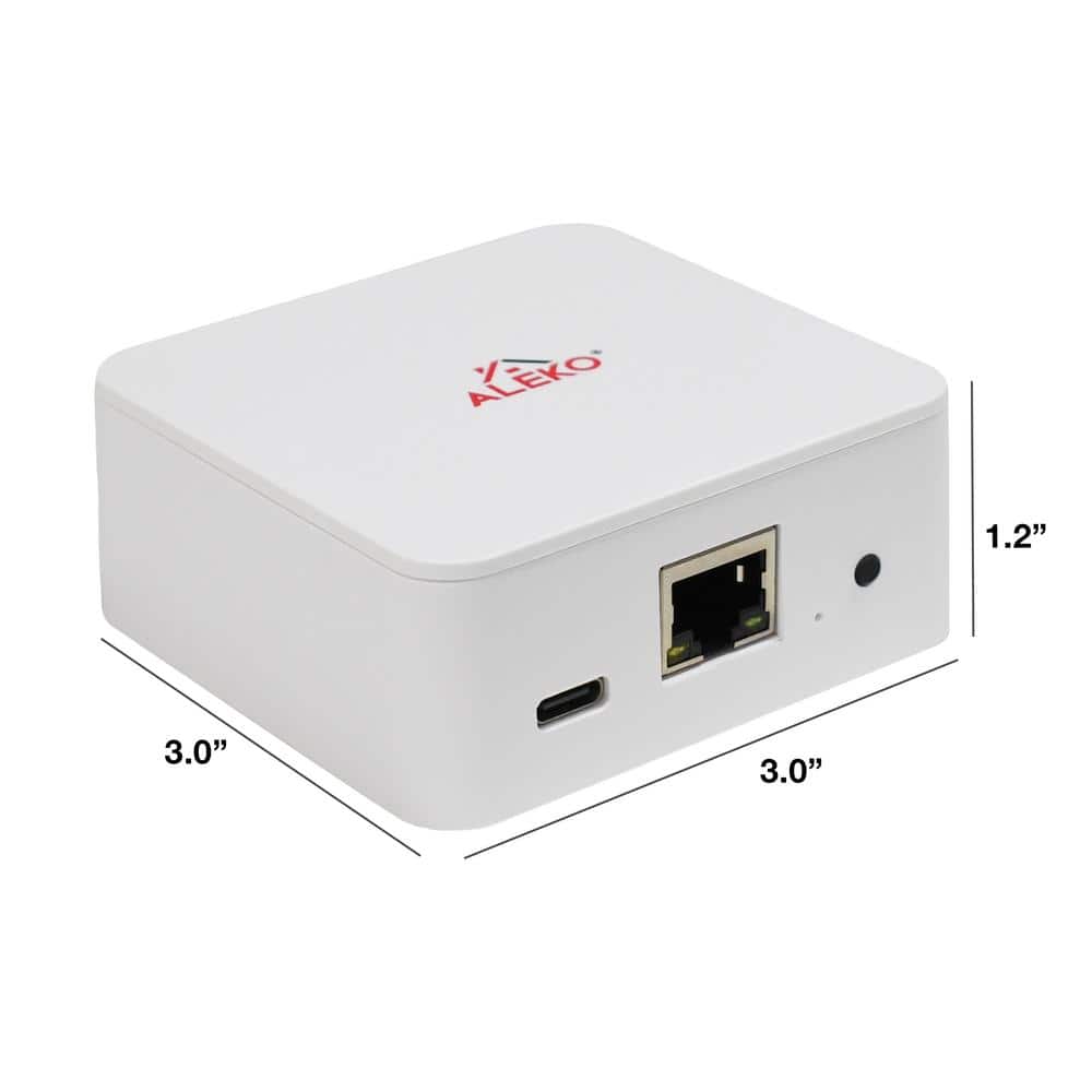ALEKO White Wi-Fi Smart Hub for Motorized Patio Awnings
