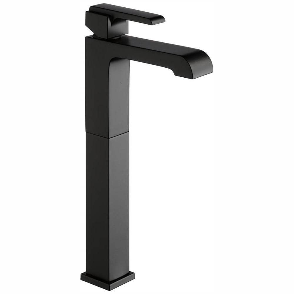 Delta Ara Single Hole SingleHandle Vessel Bathroom Faucet in Matte