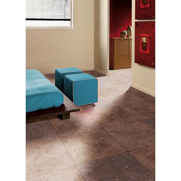 Mediterranean Walnut 2 cm. x 16 in. x 16 in. Tumbled Travertine Paver Tile (106.8 sq. ft./Pallet)