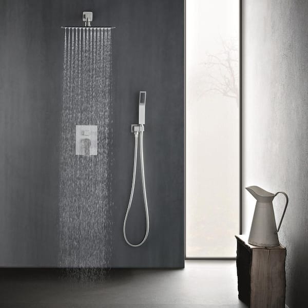 Shower Head with Remote, 12 - 2 Sprays, 1.75gpm