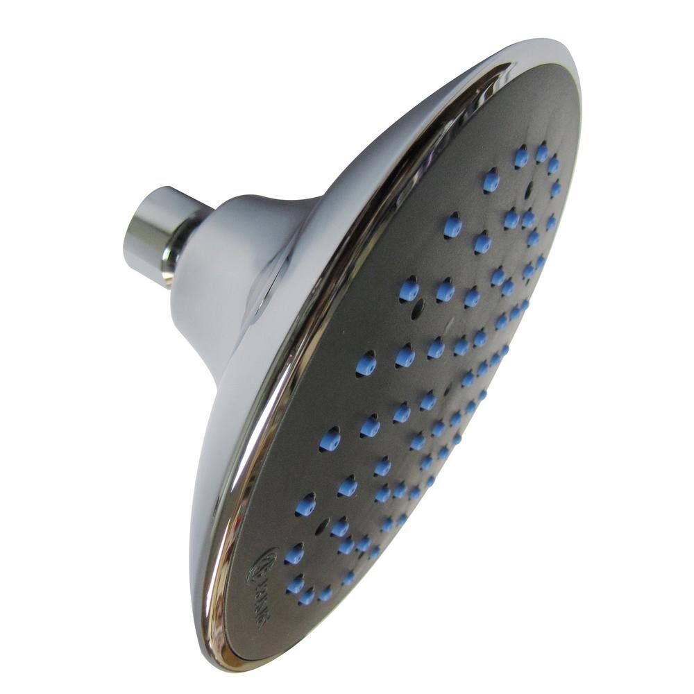 KEENEY 1Spray 6 in. Single Wall Mount Fixed Shower Head in Polished Chrome PP82849 The Home