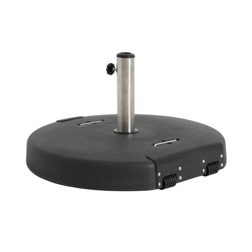 133 lbs. Round Umbrella Base In Black with resin Construction,Lightweight concrete inner price history on PriceWatchPro