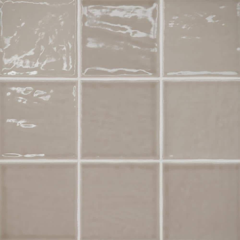 Sample-Marin Glossy Coastal Cliff 4 in. x 5 in. Ceramic Wall Subway Tile price history on PriceWatchPro