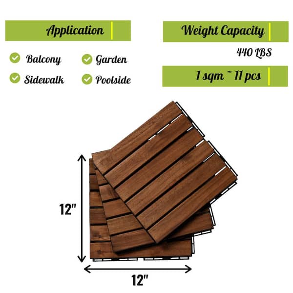 Have a question about Siavonce 10 PCS Interlocking Deck
