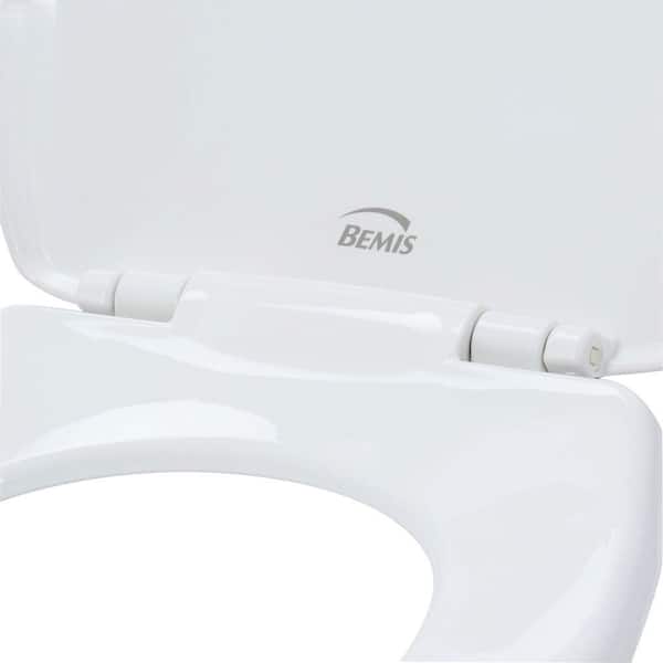 Bemis Kimball Slow Close Round Closed Front Toilet Seat In White 580slow 000 The Home Depot - Bemis Toilet Seat Cover Installation