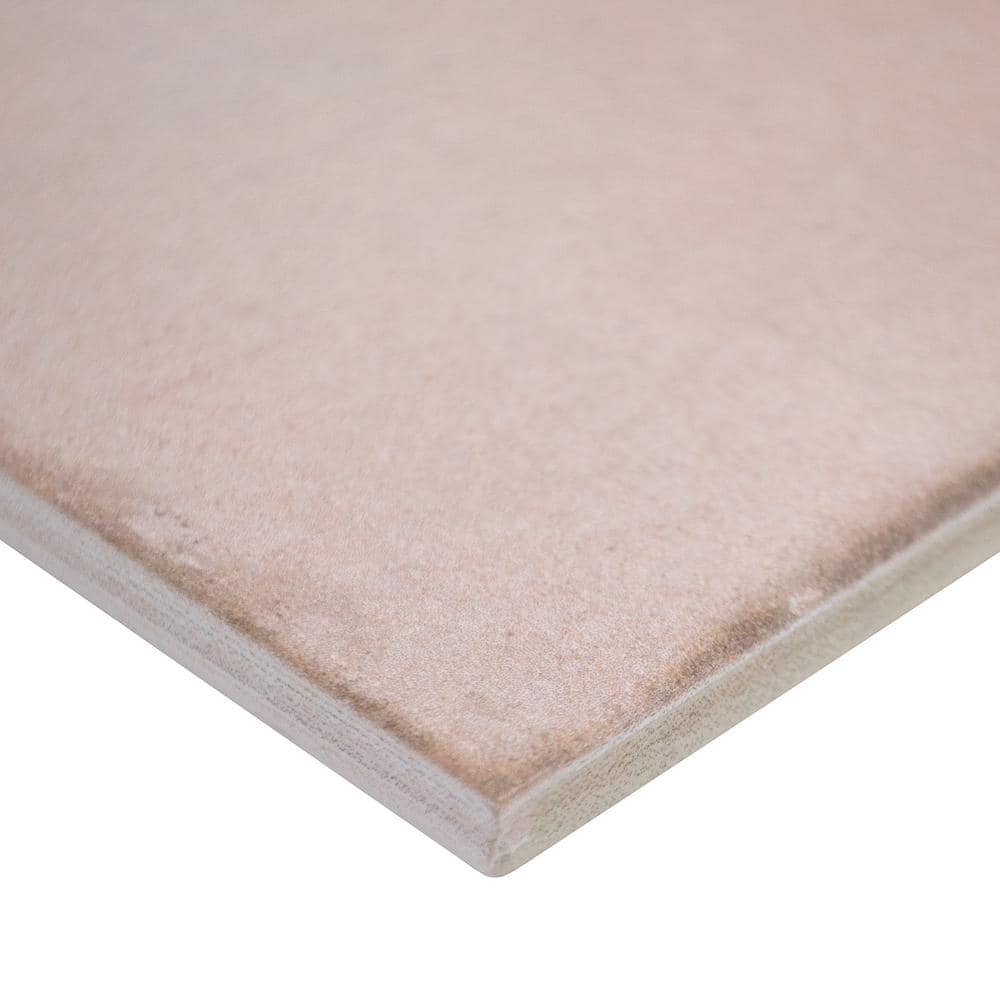 Coronado 8" x 8" Matte Pink Porcelain Tile