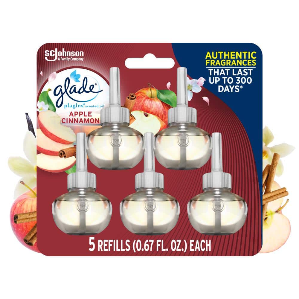 Glade Wax Melts 6-Pack Apple Cinnamon Plug-in Electric Air Freshener Refill  at