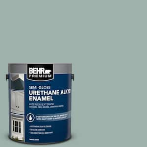 1 gal. #N430-3 Garden Vista Urethane Alkyd Semi-Gloss Enamel Interior/Exterior Paint