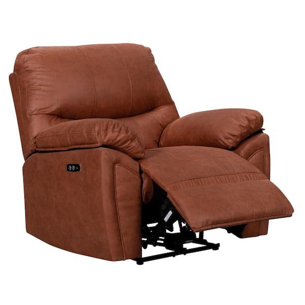 reddish brown recliner