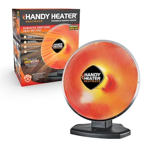 1500-Watt 18.5 in. Electric Ceramic Parabolic Space Heater with Tip-Over Safety