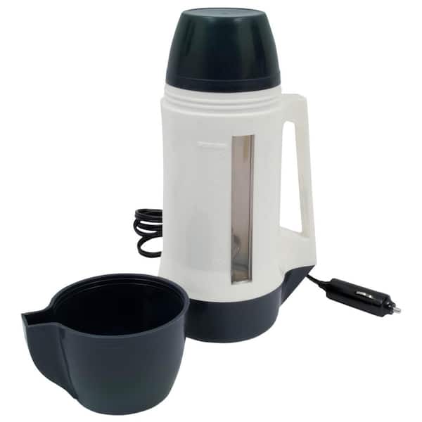 1000ml Car Portable 12V Auto Tea Coffee Water Electric Heater Travel Kettle  Kit