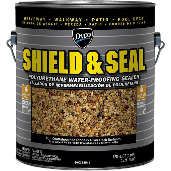 Dyco Paints SHIELD & SEAL 1 gal. 1380 Clear Polyurethane Waterproofing Sealer