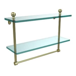 Silver Building Prod Brushed Brass Shower Shelf